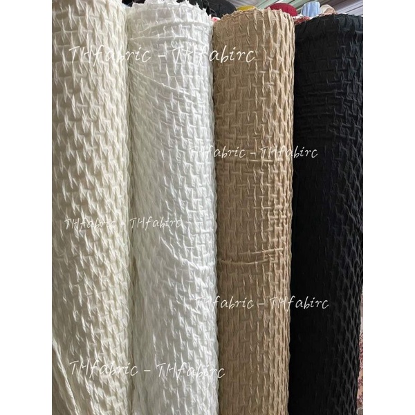 Vải cotton thun dập