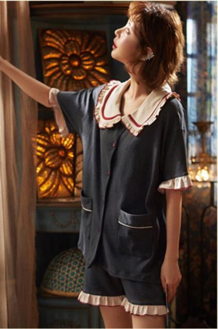 [SẴN ] Bộ ngủ nữ mùa hè ngắn tay | BigBuy360 - bigbuy360.vn