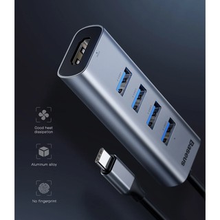 [Type-C ra 3USB +HDMI] HUB/Bộ chia cồng Baseus Enjoy Series