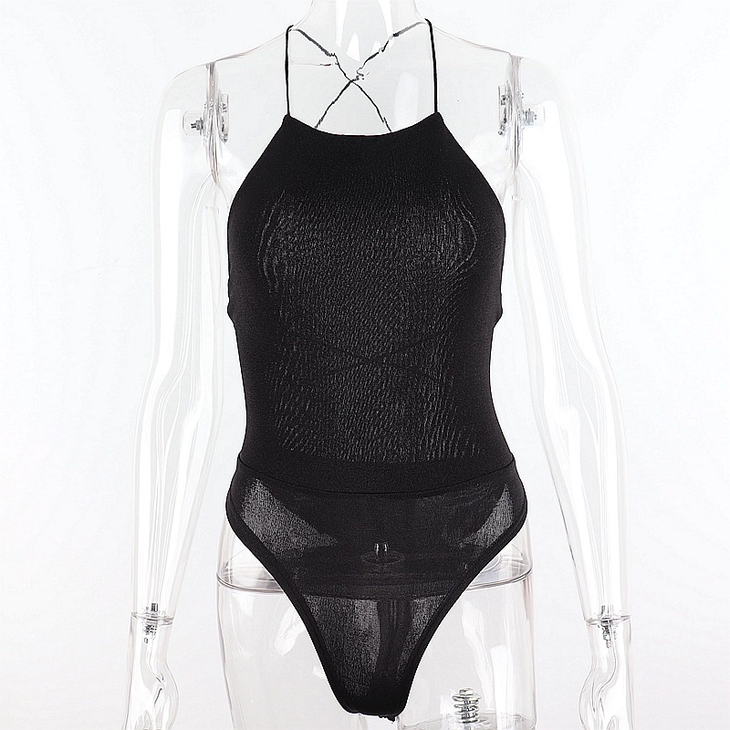 DUNEA Jumpsuit hai dây hở lưng phong cách gợi cảm dành cho nữ