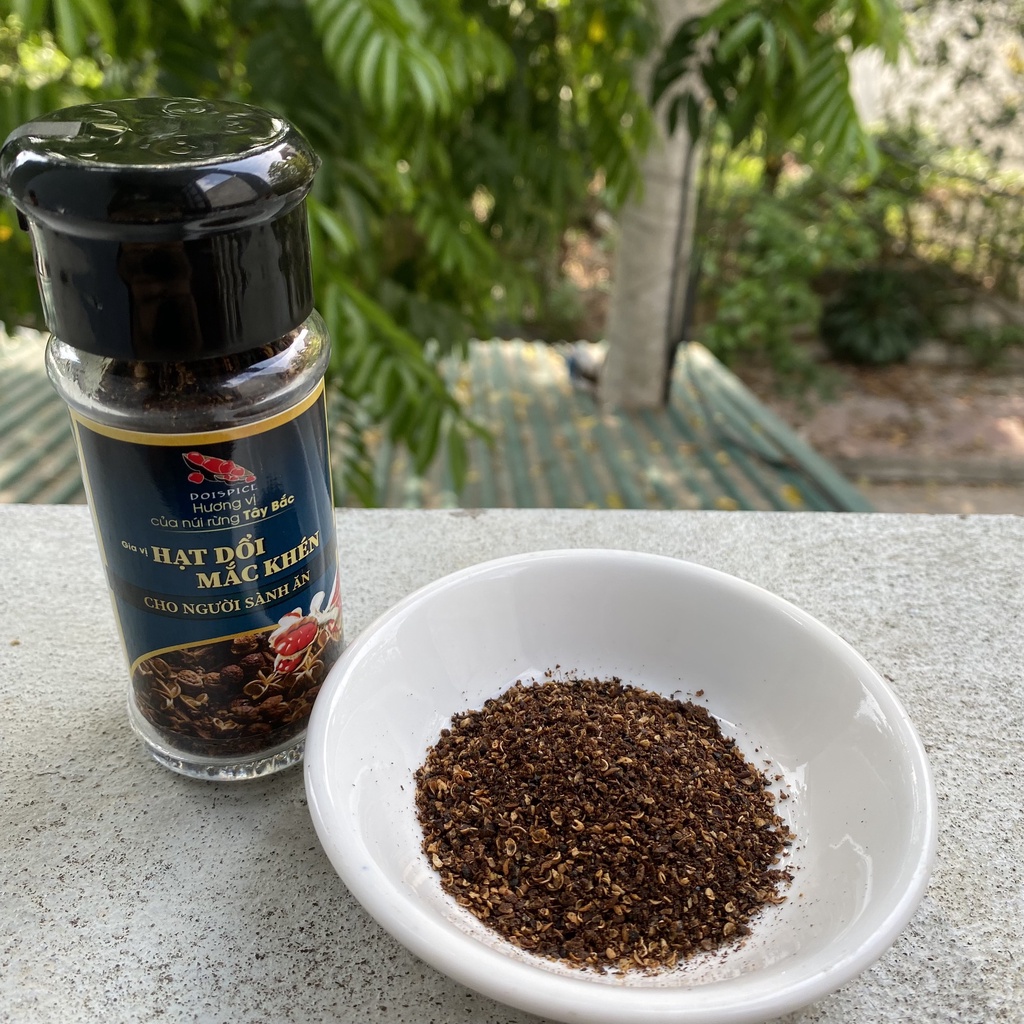 Combo Hạt Dổi xay và Hạt Dổi Mắc Khén Doispice cực thơm tiện sử dụng