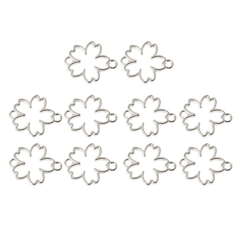 Set 10 Mặt Dây Chuyền Hình Hoa Anh Đào Xinh Xắn Đáng Yêu