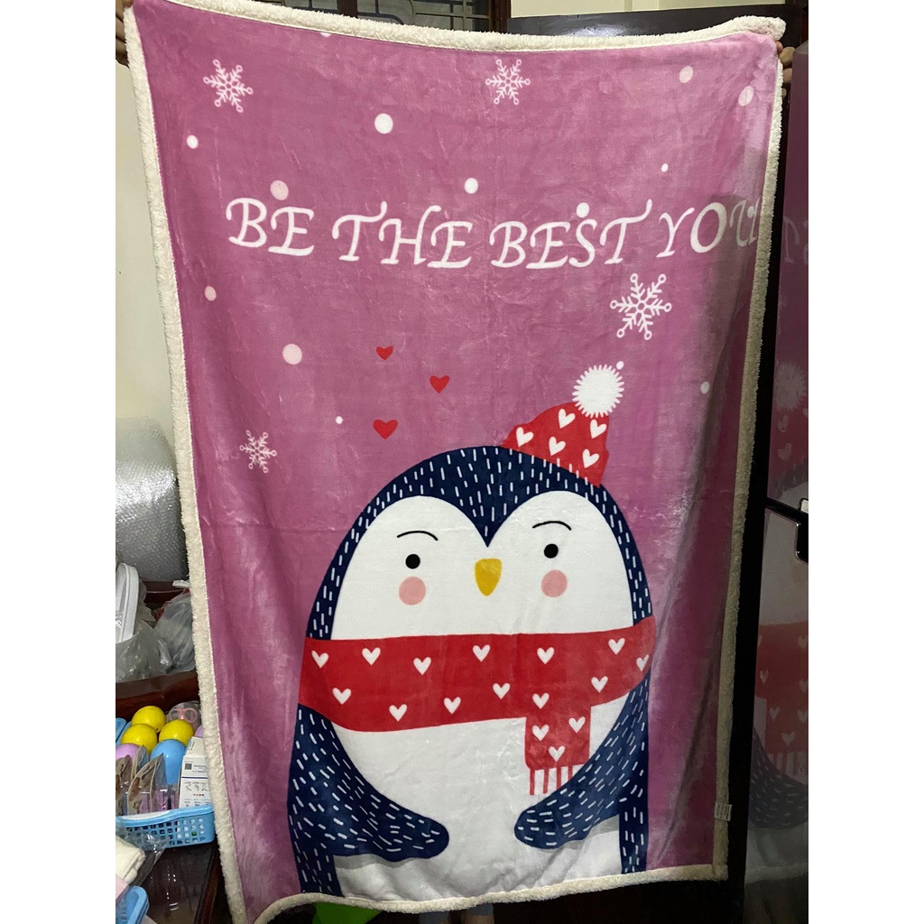 {𝑿𝒂̉ 𝒉𝒂̀𝒏𝒈} Chăn lông cừu cho bé, siêu mềm mịn, màu sắc dễ thương