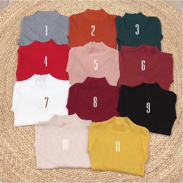 Áo len cổ 3f - hàng QC
