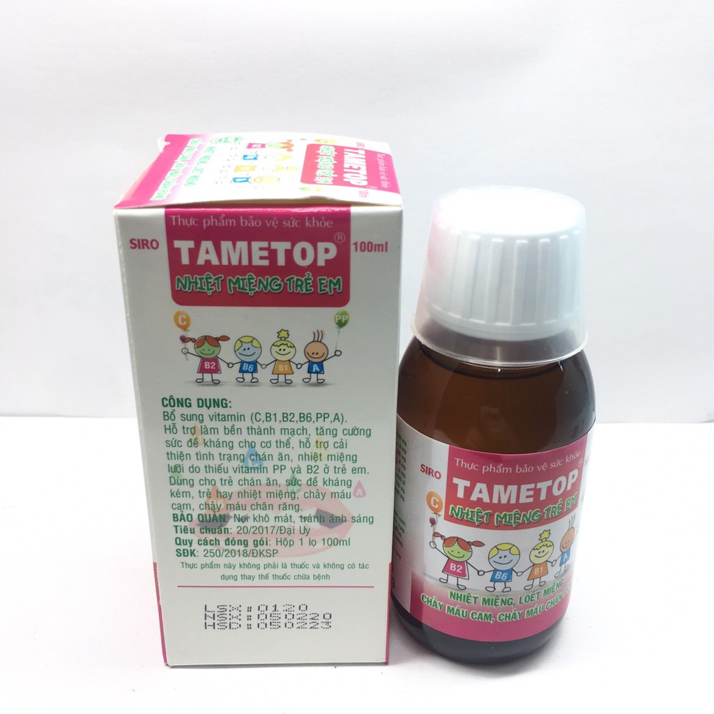 Siro Tametop - Lọ 100ml