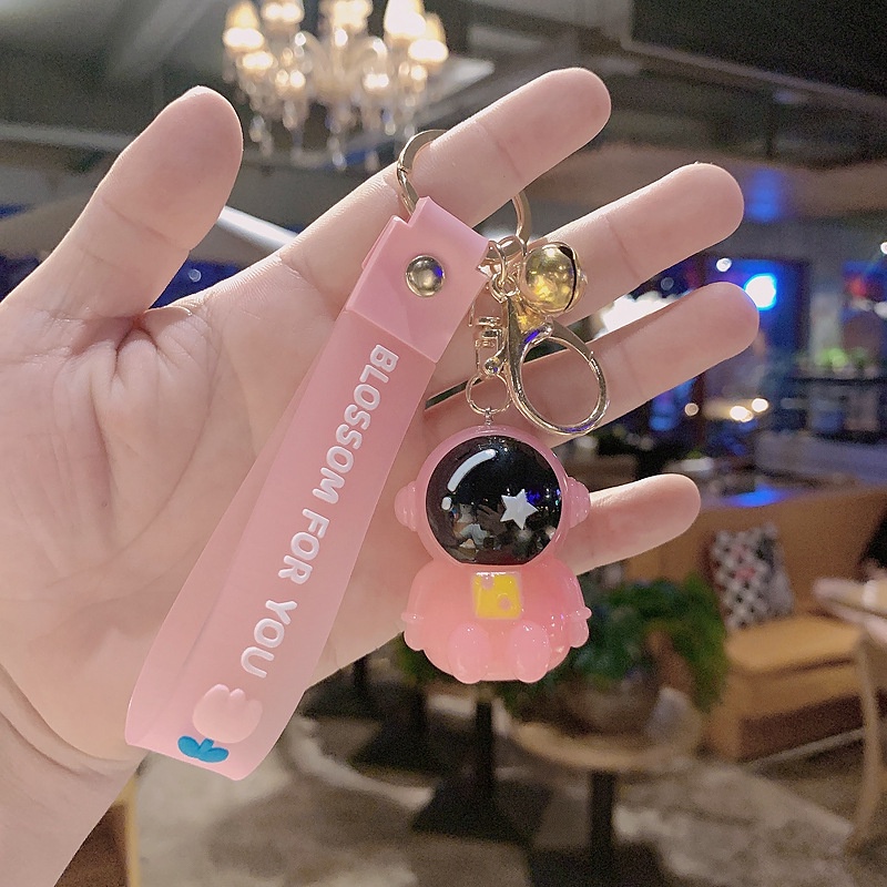 Móc Khóa Hình Phi Hành Gia Bằng acrylic Phát Sáng Độc Đáo