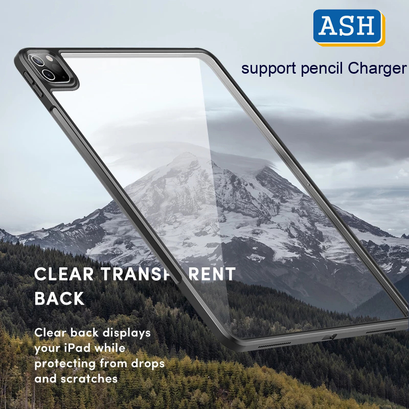 ốp điện thoại Nhựa Cứng Trong Suốt Cho Ipad Pro 11 3rd 2021 2020 2018 Air 4 10.9