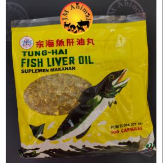 Image of TUNGHAI TUNG HAI TUNG-HAI FISH LIVER OIL 500 minyak ikan vitamin ayam anjing kucing hewan kesayangan