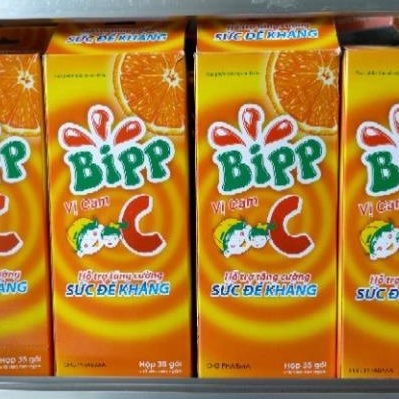 Bipp C hộp 35 gói, giúp tăng sức đề kháng và bổ sung vitamin C