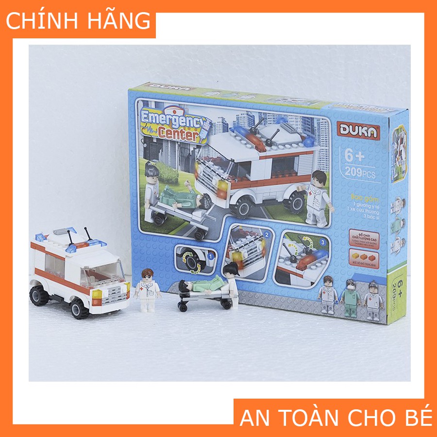 Đồ chơi Trẻ Em Bộ Ghép Hình – Trung Tâm Cấp Cứu - DUKA.Z70803 [An Toàn Cho Bé]