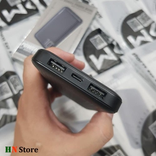 Sạc dự phòng [CHÍNH HÃNG] wk wp 129 dung lượng 10000 mAh sạc cùng lúc 2 thiết bị - Store HN