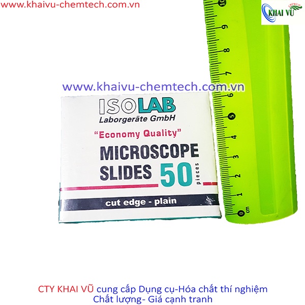 [Isolab- Đức] Lam kính hiển vi (phiến kính) 26x76mm