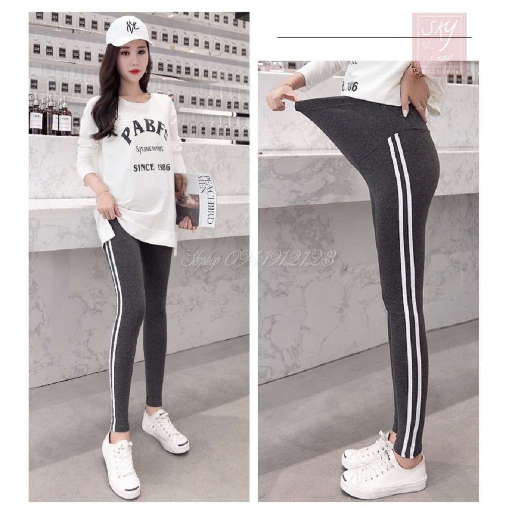 Quần bầu Legging Mèo chất liệu cotton pha thun co giãn tối đa vô cùng mềm mại và êm ái (có ảnh thật, hàng Quảng Châu)