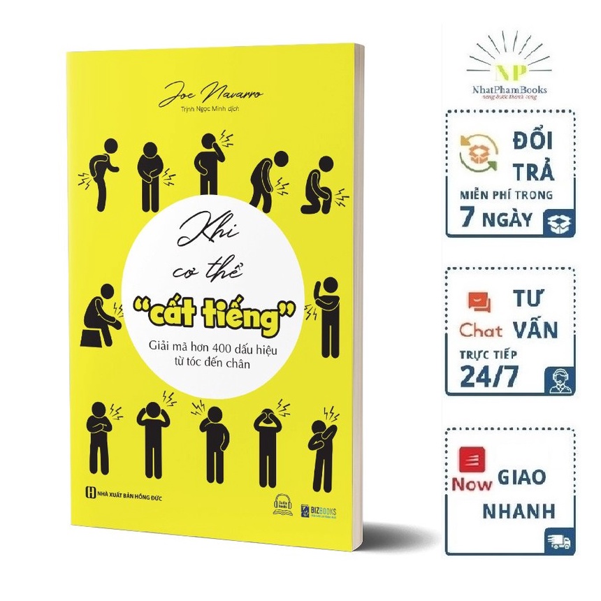 Sách - Khi cơ thể &quot;cất tiếng&quot; - Giải mã hơn 400 dấu hiệu từ tóc đến chân
