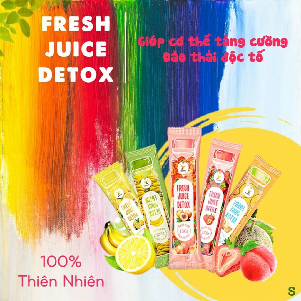 Fresh Juice Detox Havyco trái cây giúp thanh nhiệt giải độc giảm cân