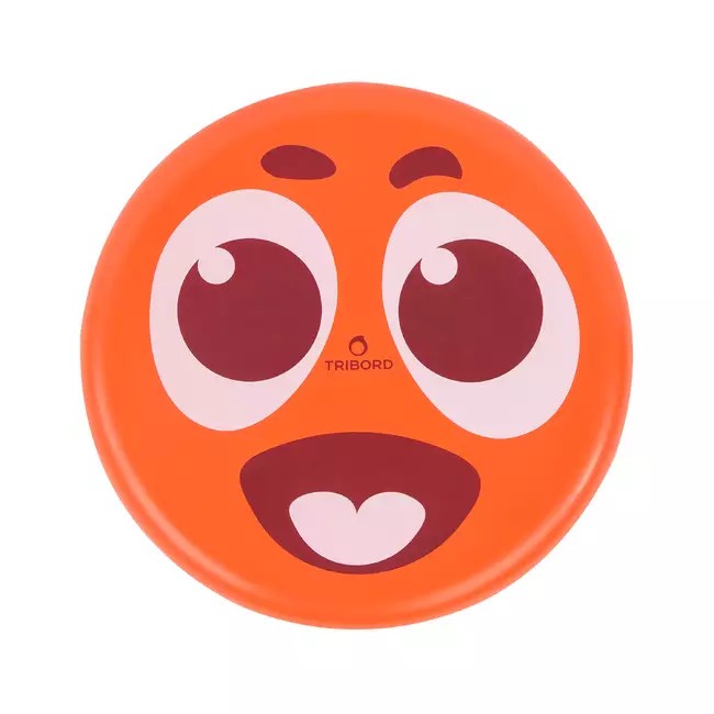 Đĩa ném DSoft - Mặt cười màu đỏ Mirilik Deca