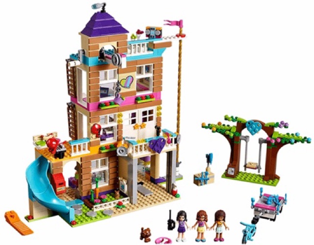 [Rẻ vô địch] Lắp Ráp xếp hình Lego Friend Bela 10859 Girls Club : Ngôi nhà tình bạn 730 mảnh