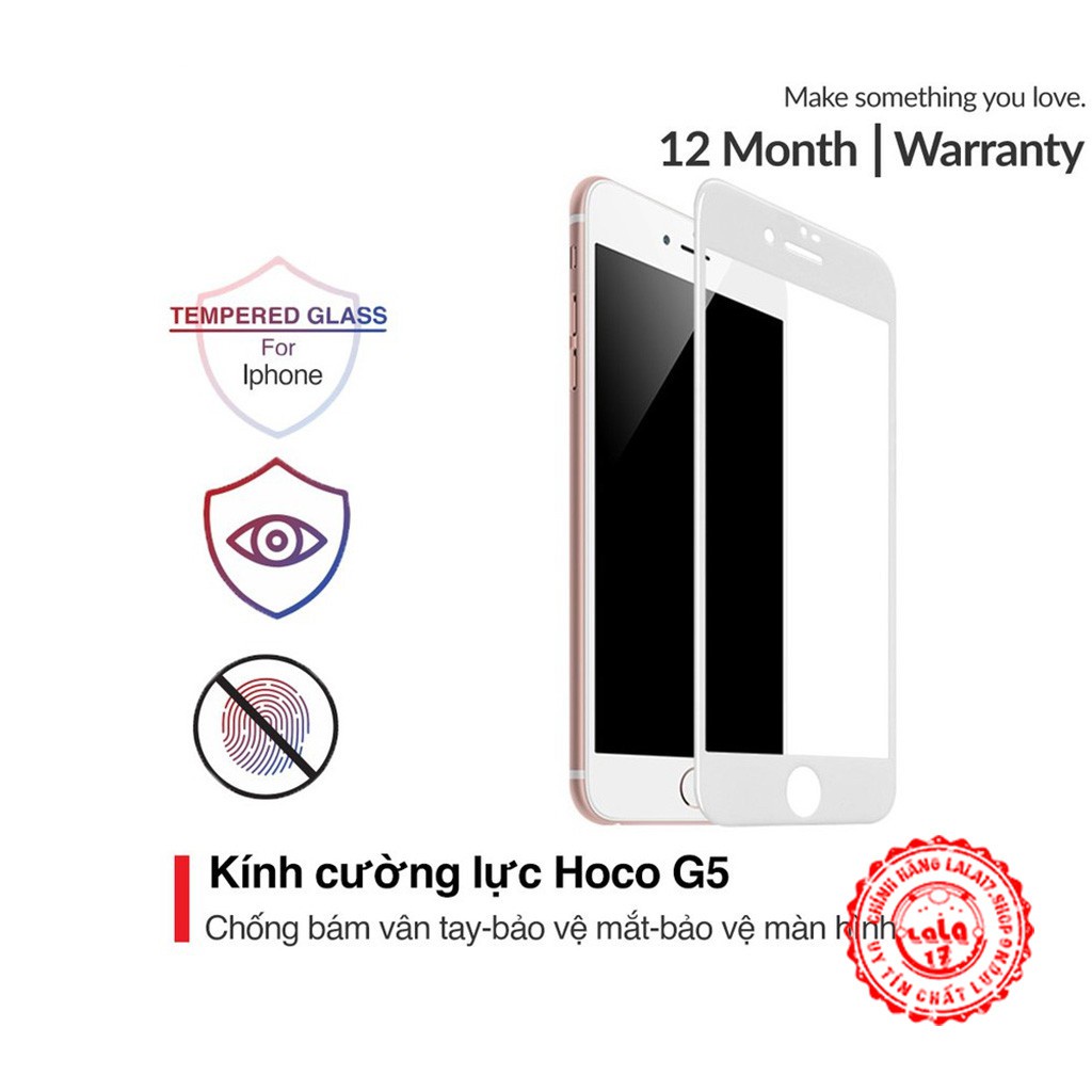 Kính cường lực iphone Hoco G5 cao cấp ip/6/6plus/6s/6splus/7/7plus/8/8plus/x/xr/xs/11/12/pro/max/plus/promax/lala17