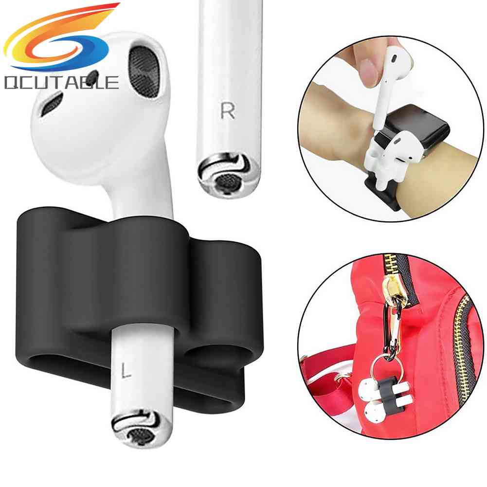 Phụ Kiện Giá Đỡ Cố Định Tai Nghe AirPods Bằng Silicone