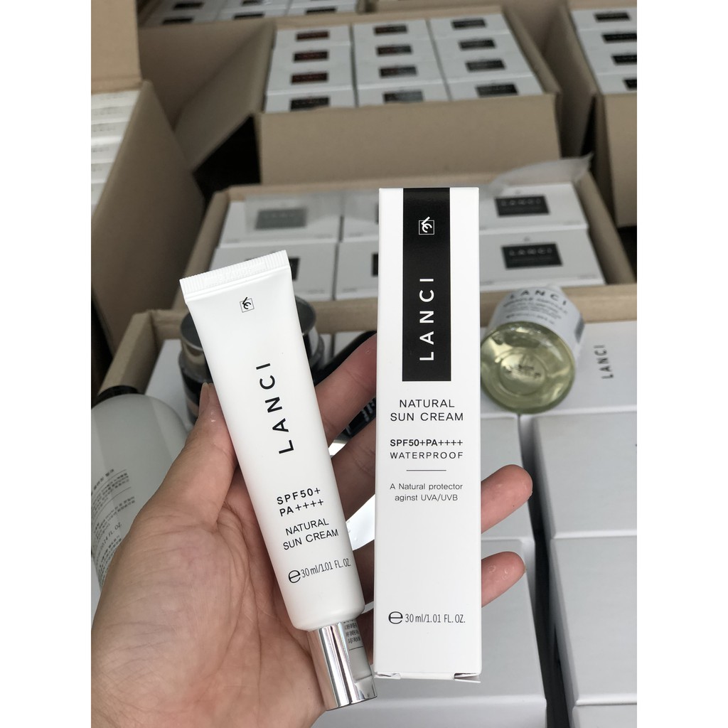 Kem Chống Nắng Lanci Natural Sun Cream SPF50+ PA++++ Hàn Quốc Mit Beauty