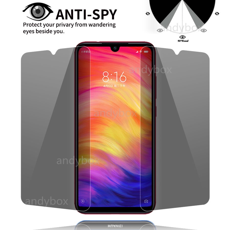 [2 Pcs] For Motorola E/E7 Plus/G9 Plus/G8 Plus/G7 Plus/G6 Plus/G8 Power Lite/Z4 Anti-peeping Screen Protector Moto One Vision Plus/One Hyper/One Fusion Privacy 9H tempered glass protective film