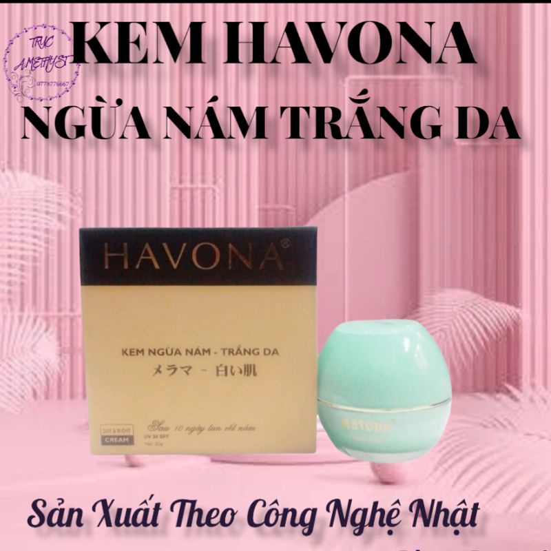 KEM NGỪA NÁM TRẮNG DA HAVONA NGÀY &amp; ĐÊM