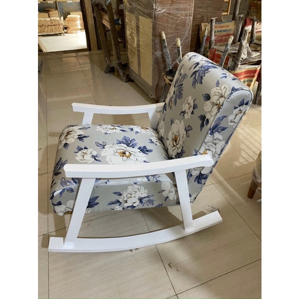 Ghế bập bênh thư giãn vintage - ib shop chọn màu và hỗ trợ vận chuyển