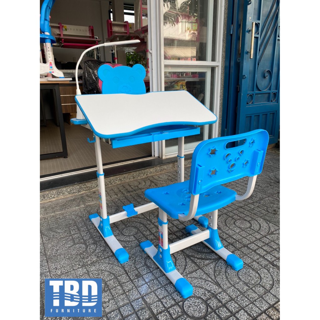 Bộ Bàn Ghế Học Sinh Thông Minh A06 [KÈM ĐÈN LED] | BigBuy360 - bigbuy360.vn