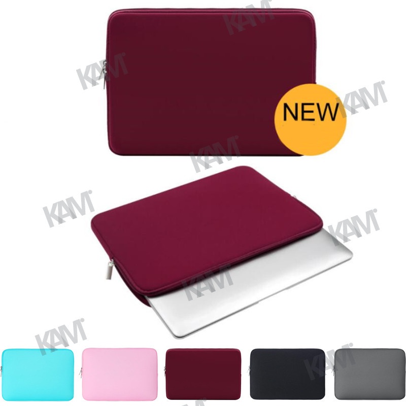 Túi Đựng Laptop Mềm Nhẹ Chống Sốc Chống Thấm Nước Có Khóa Kéo Cho Macbook 13-15.6 Inch