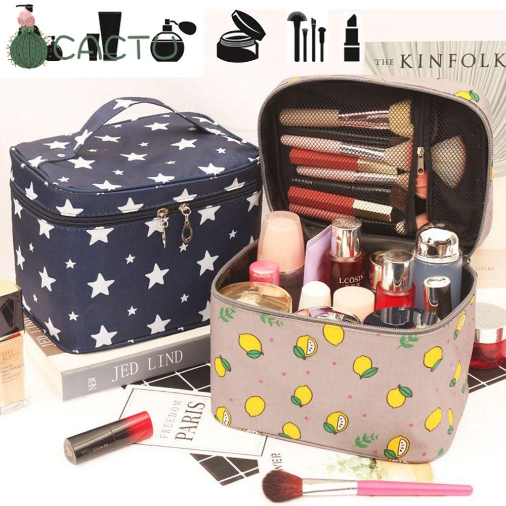 Túi Đựng Mỹ Phẩm Bằng Vải Oxford Chống Thấm Nước Kích Thước Lớn Tiện Dụng Chất Lượng Cao Ốp