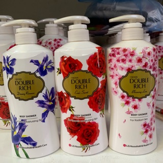 Sữa tắm Double Rich hương hoa 550g(có 3 mầu như hình)