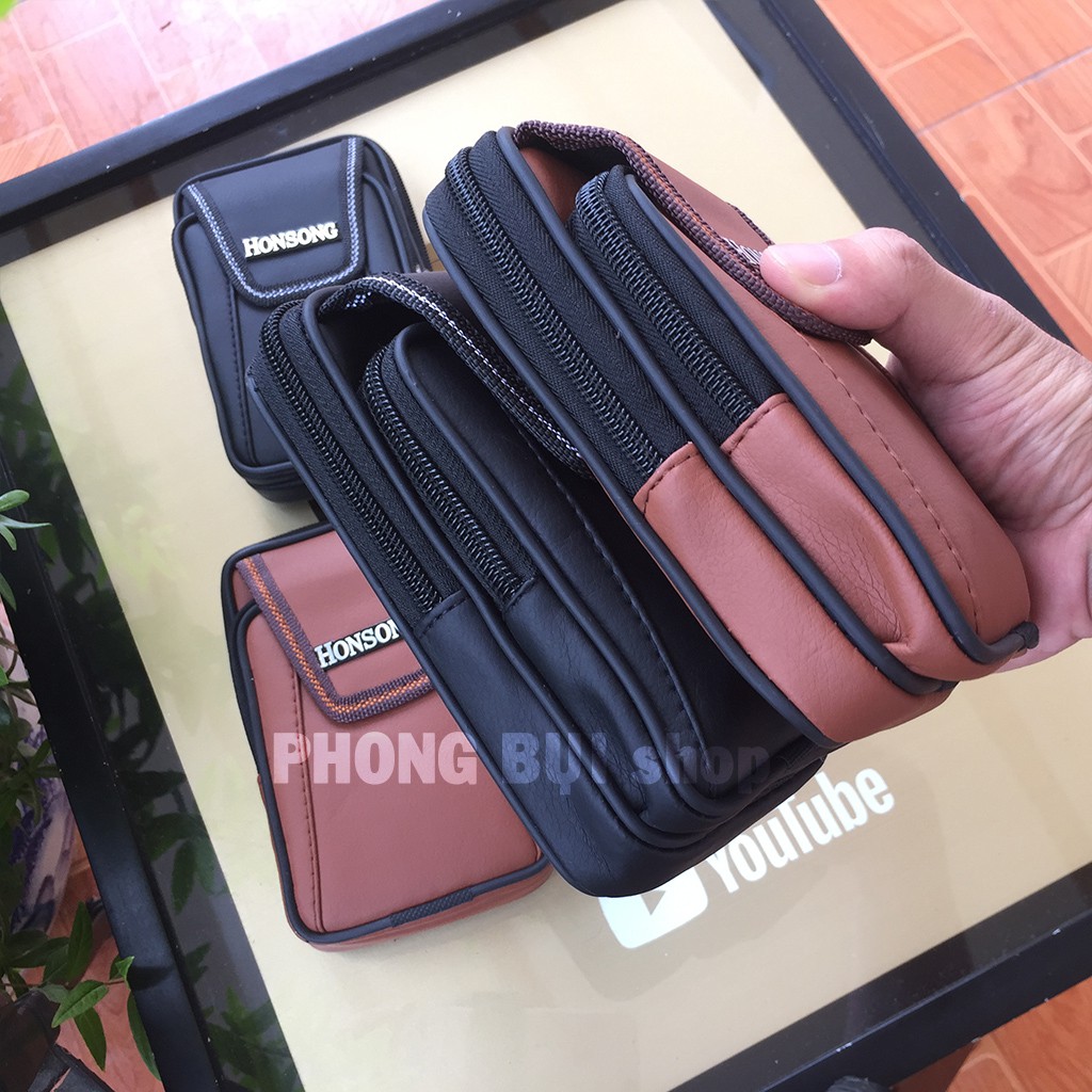 Túi Đeo Hông Đựng Điện Thoại Dáng Đẹp Da Mềm Thuận Lợi Đi Du Lịch Đi Phượt | BigBuy360 - bigbuy360.vn