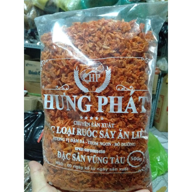 Tép  sấy ăn liền đặc sản Vũng Tàu dùng để trộn xoài, gỏi,bánh tráng...