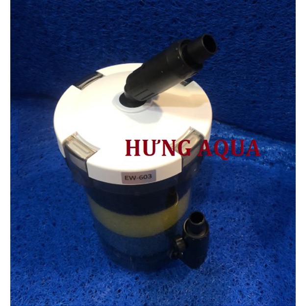 Lọc phụ SUNSUN, lọc thùng bể cá EW 603 (trong suốt), lọc bể cá cảnh (không bơm)