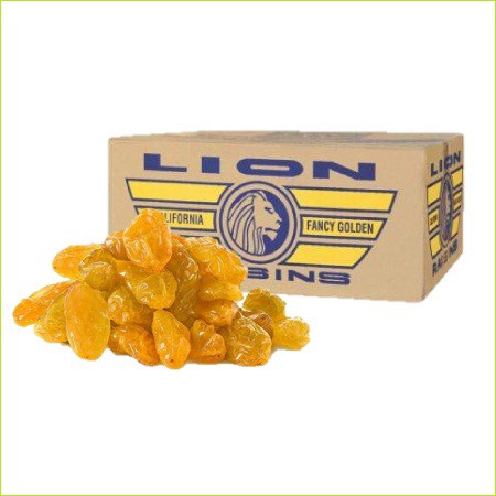 Nho khô vàng Lion (Mỹ) 1kg, hạt dài lớn