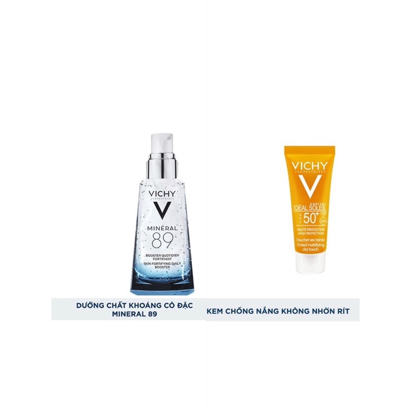 Bộ serum và kem chống nắng Vichy