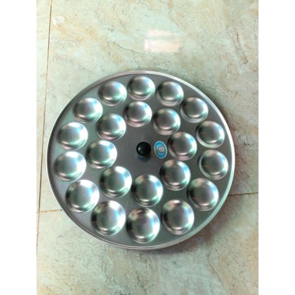 Khuôn bánh bèo 15 22 lổ nhôm inox hoặc chống dính dùng đổ bánh bèo tròn