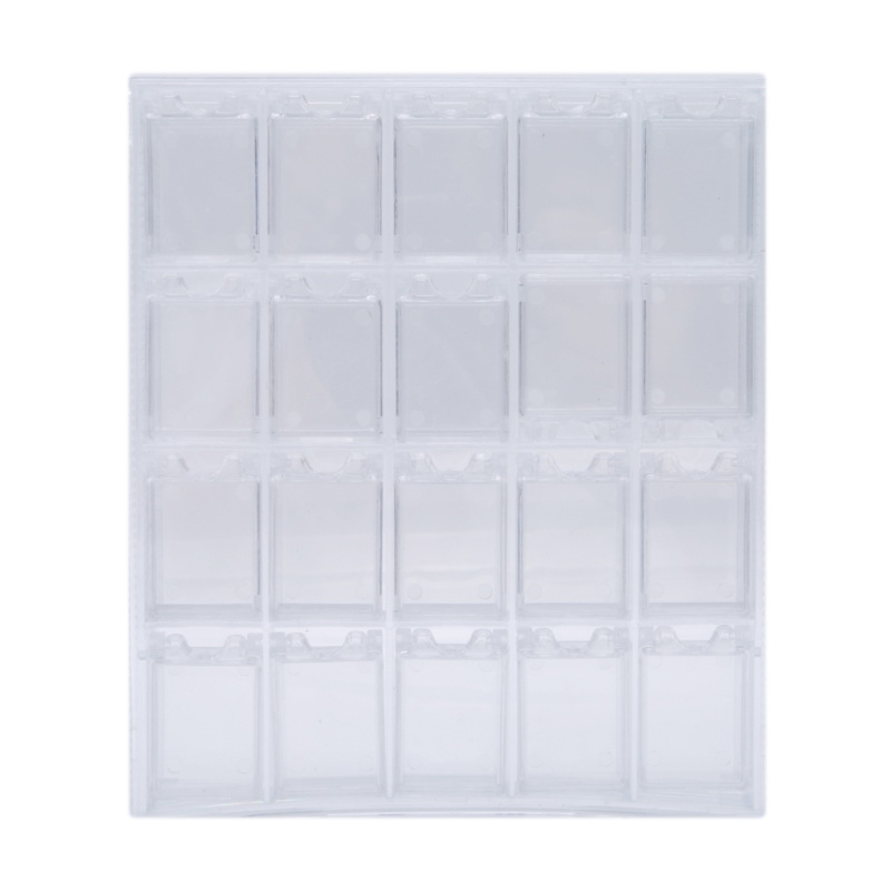 20 Slots Plastic Storage Box Nail Art Rhinestone Jewelry Box Gifts