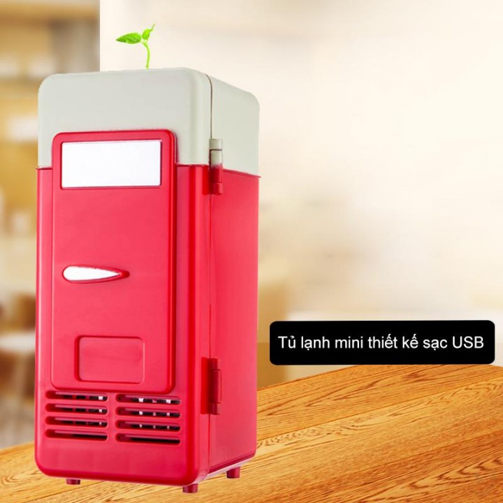 Tủ lạnh mini làm lạnh siêu tốc để bàn - Hot