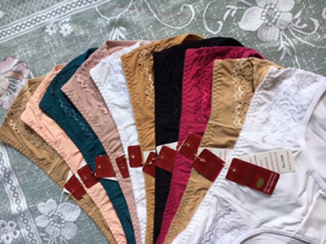 Set 5 Quần lót nữ size lớn Thịnh Phát, quần chíp nữ thun lạnh phối ren