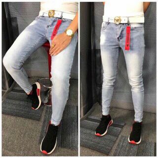 Quần jean nam trơn xanh nhạt SN220 JDM076 5678