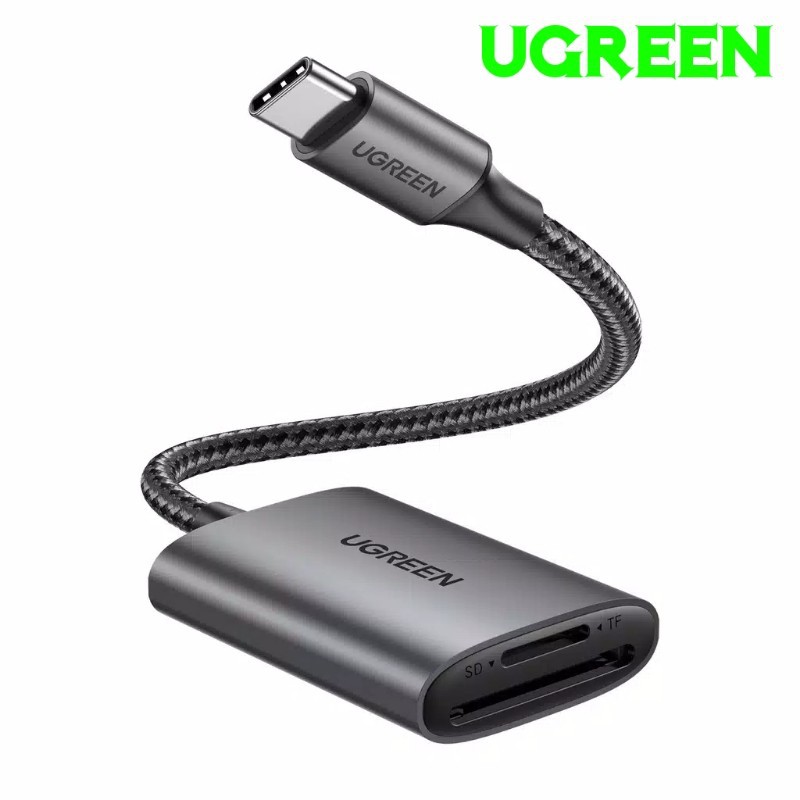 Ugreen Đầu Đọc Thẻ Nhớ Usb Type C Tf / Sd Cho Ipad Pro / Macbook G2