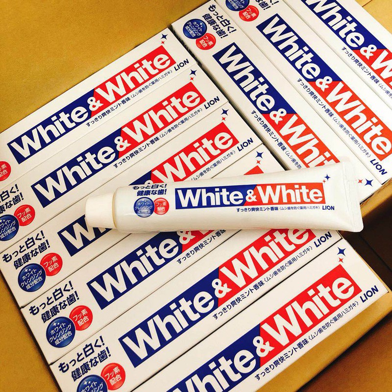 Kem đánh răng White &amp; White của Nhật