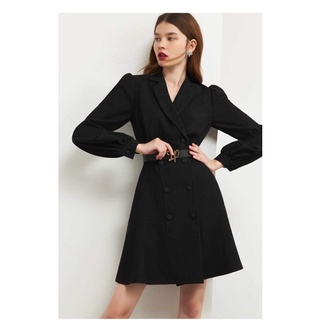 Set 4 váy đen, vest, hoa