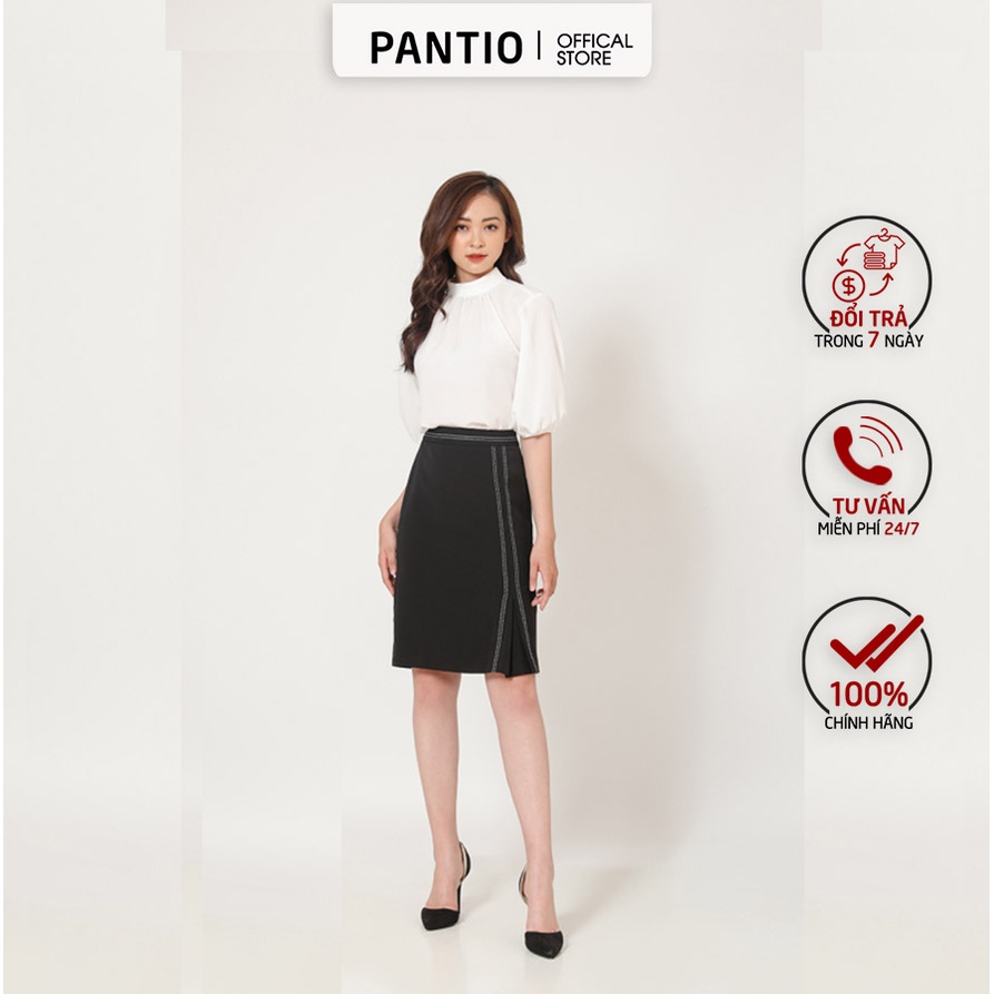 FJD9541 - Chân váy dài vân chỉ nổi thời trang - PANTIO