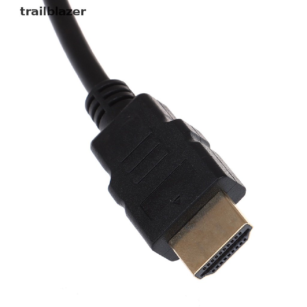 trailblazer Black HDMI to VGA adapter cable Projector monitor HD converter cable UIO