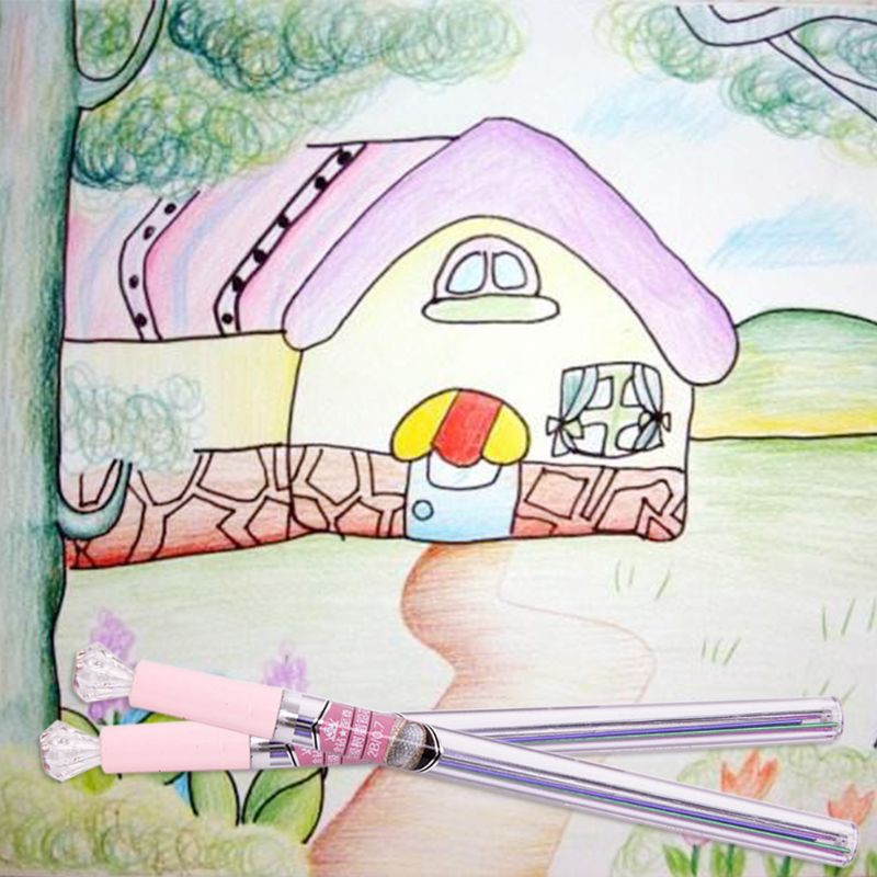 Hộp ruột bút chì bấm cơ vẽ nghệ thuật nhiều màu sắc ngòi 0.5/ 0.7mm