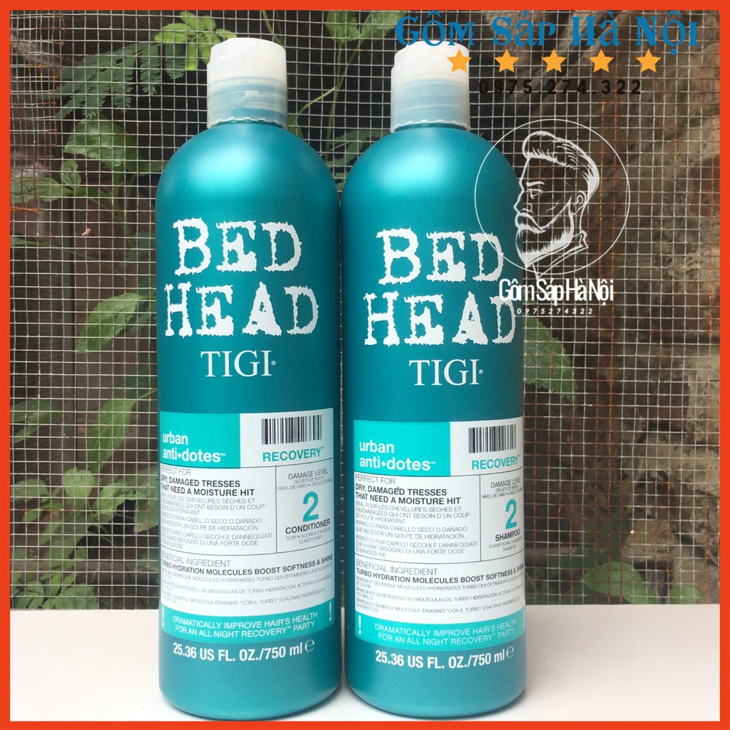 [ Chuẩn Xịn CH ] Dầu Gội - Xả Bed Haed TiGi ( xanh)