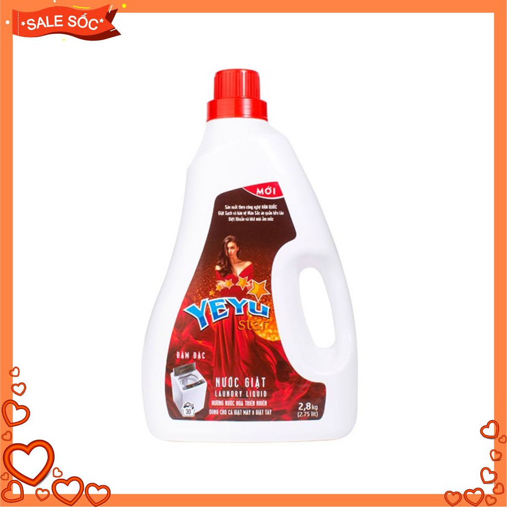 NƯỚC GIẶT YEYU STAR 2.8 KG