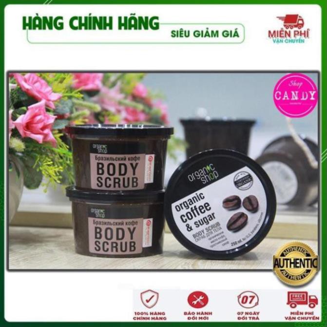 Tẩy Da Chết 💝𝙁𝙍𝙀𝙀𝙎𝙃𝙄𝙋💝 Tẩy Da Chết Toàn Thân Body Organic Dưỡng Da Trắng Sáng Của Nga - Mỹ Phẩm Hàn Quốc